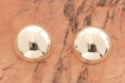 Artie Yellowhorse Sterling Silver Dome Post Earrings